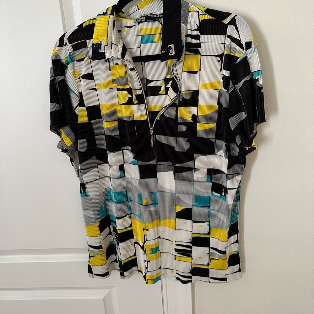 Women’s Jamie Sadock zip golf shirt good condition size XL
